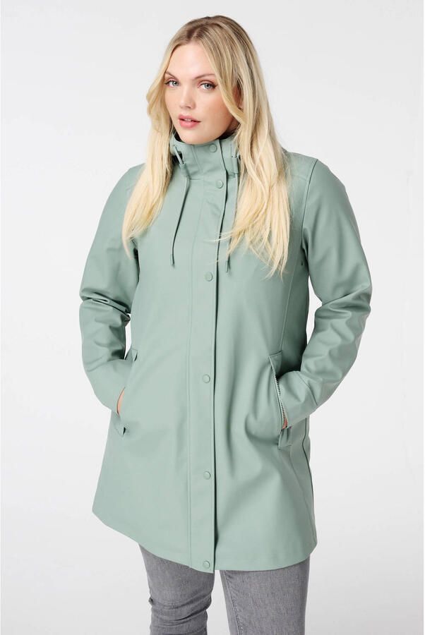MS Mode regenjas mintgroen