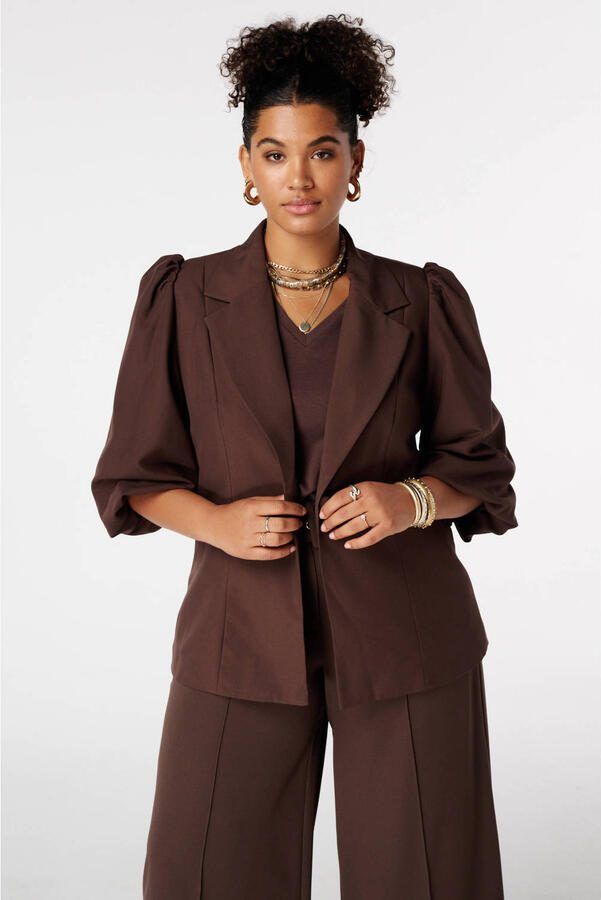 MS Mode regular blazer bruin