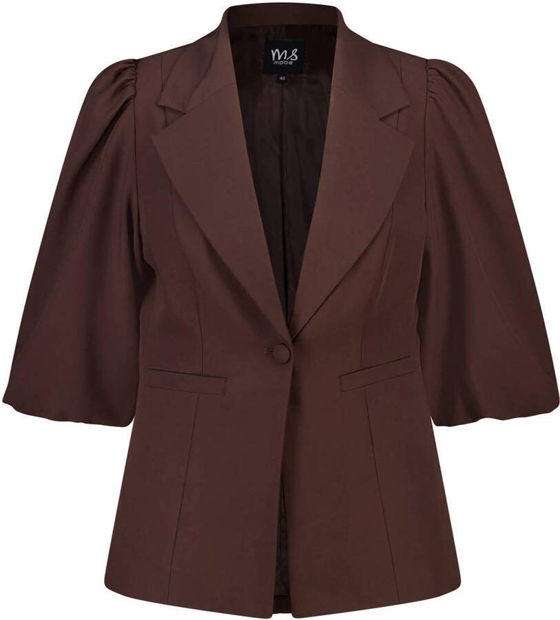 MS Mode regular blazer bruin - Foto 2