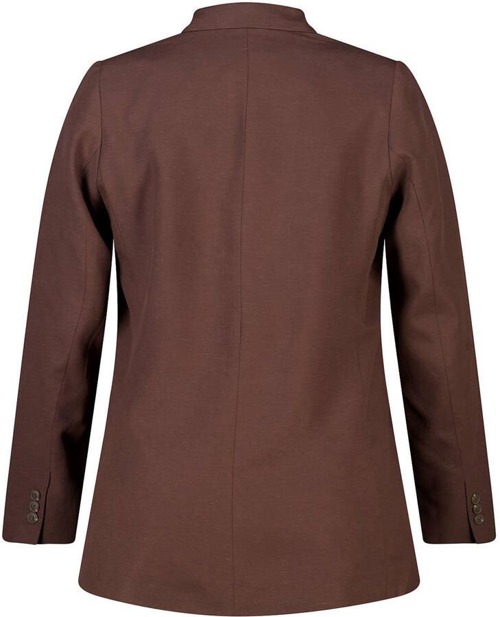 MS Mode regular blazer donkerbruin - Foto 2