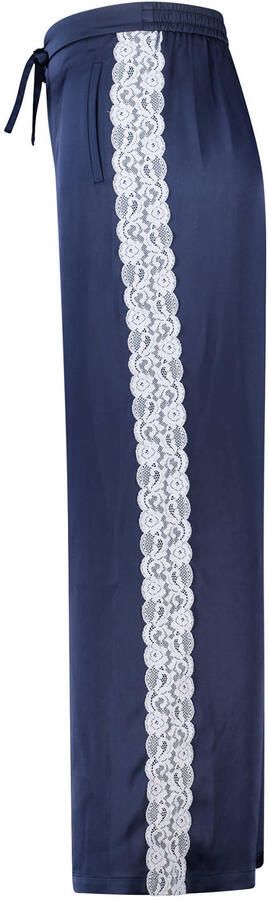 MS Mode regular waist wide leg broek Plus Size donkerblauw - Foto 3