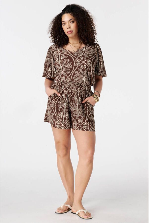 MS Mode regular waist casual short bruin