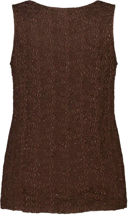 MS Mode singlet donkerbruin - Foto 3