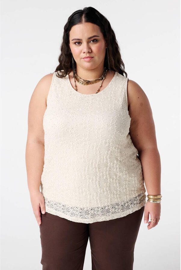 MS Mode singlet ecru