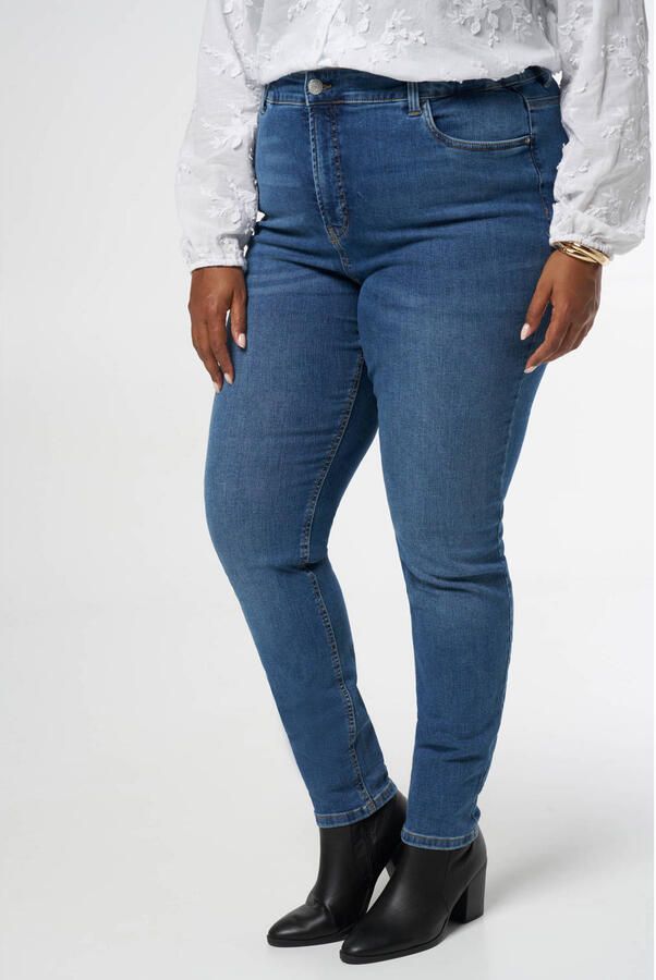 MS Mode skinny jeans stonewashed denim