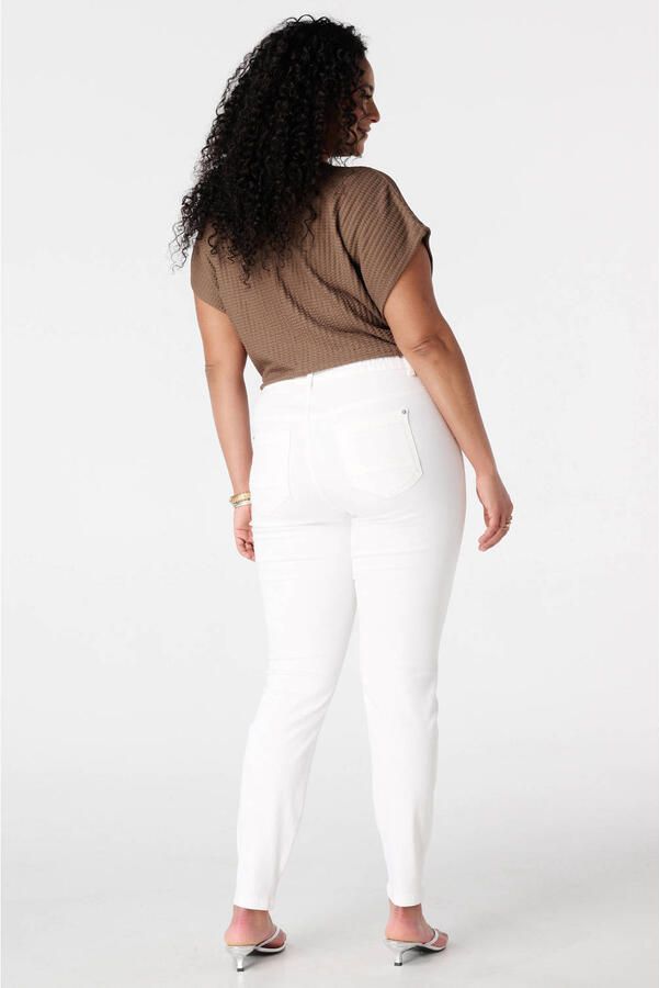 MS Mode skinny regular waist tregging wit - Foto 3