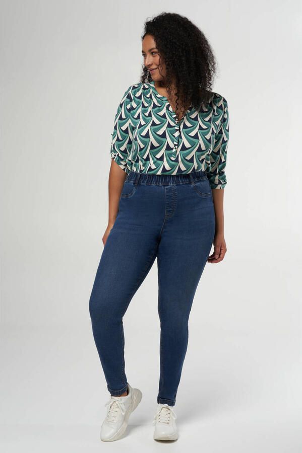 MS Mode skinny tregging dark blue denim - Foto 3