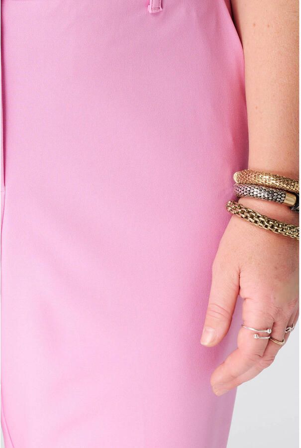 MS Mode slim fit broek Plus Size roze - Foto 2