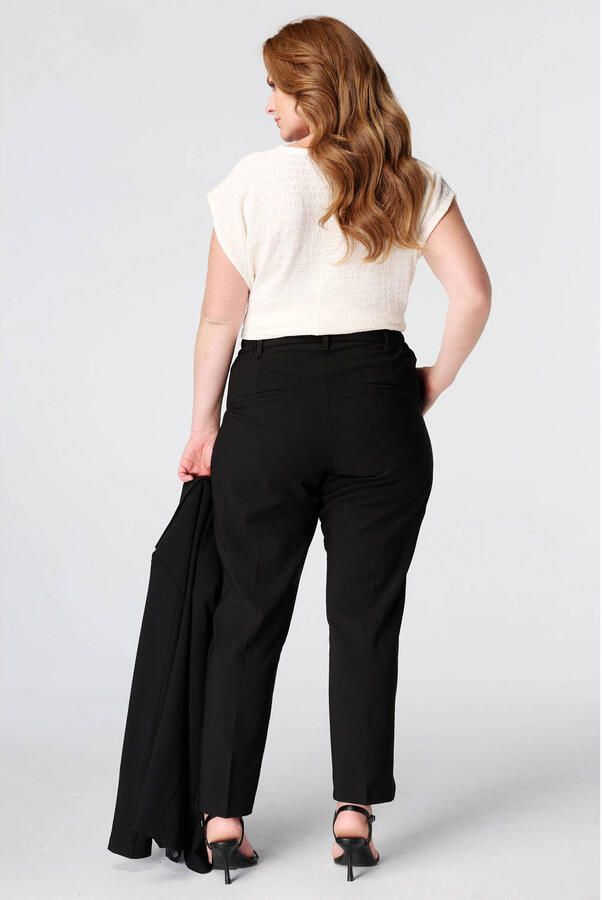 MS Mode slim fit broek Plus Size zwart - Foto 2