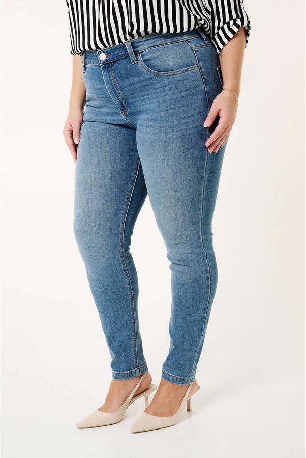 MS Mode slim fit jeans blue denim - Foto 3