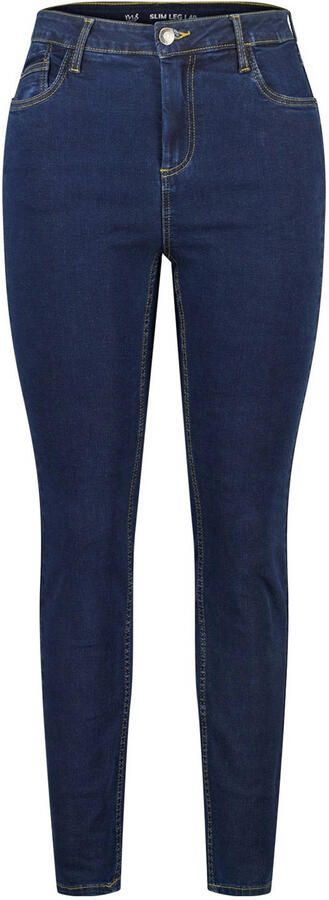 MS Mode slim fit jeans dark blue denim