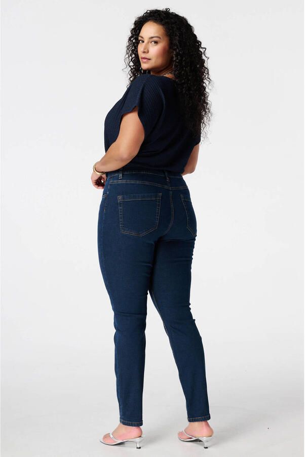 MS Mode slim fit jeans dark blue denim - Foto 3
