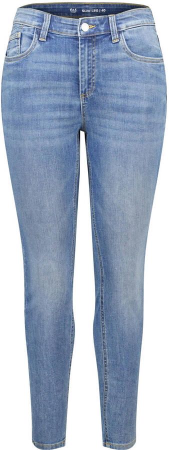 MS Mode slim fit jeans medium blue denim