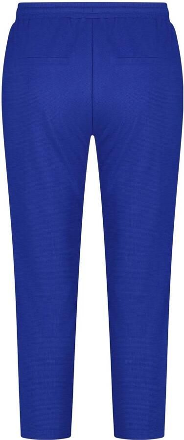 MS Mode slim regular waist broek blauw - Foto 3