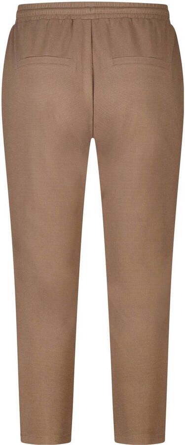 MS Mode slim regular waist broek taupe - Foto 2
