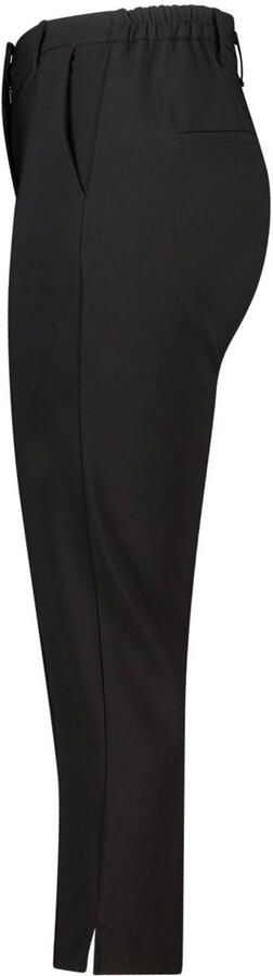 MS Mode slim regular waist broek zwart - Foto 3