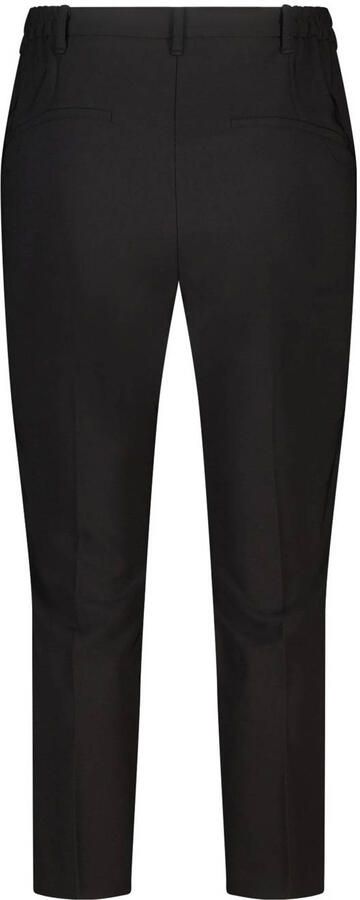 MS Mode slim regular waist broek zwart - Foto 2