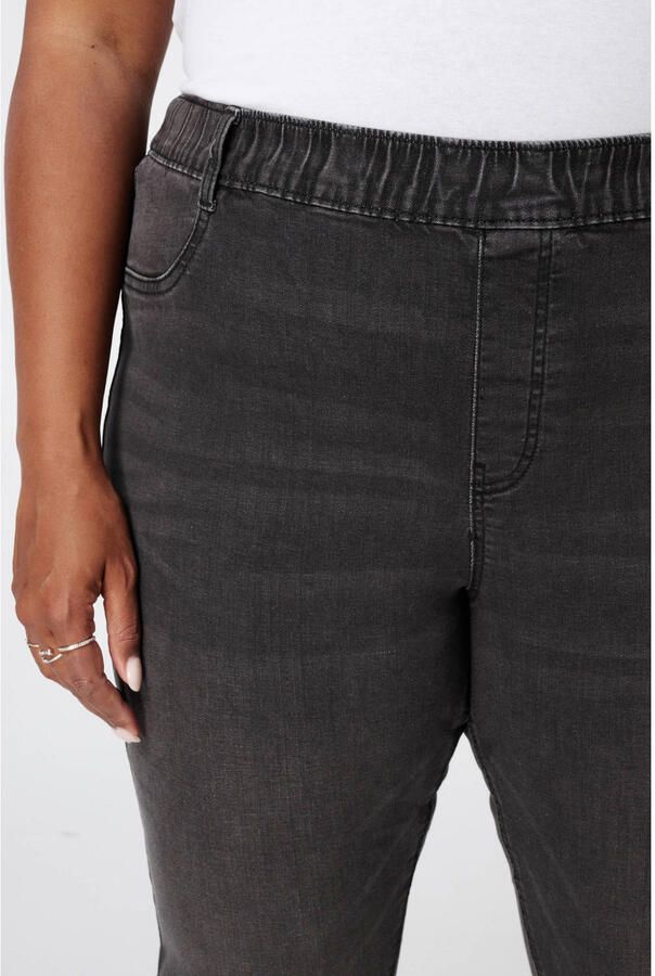 MS Mode slim regular waist tregging grijs - Foto 2
