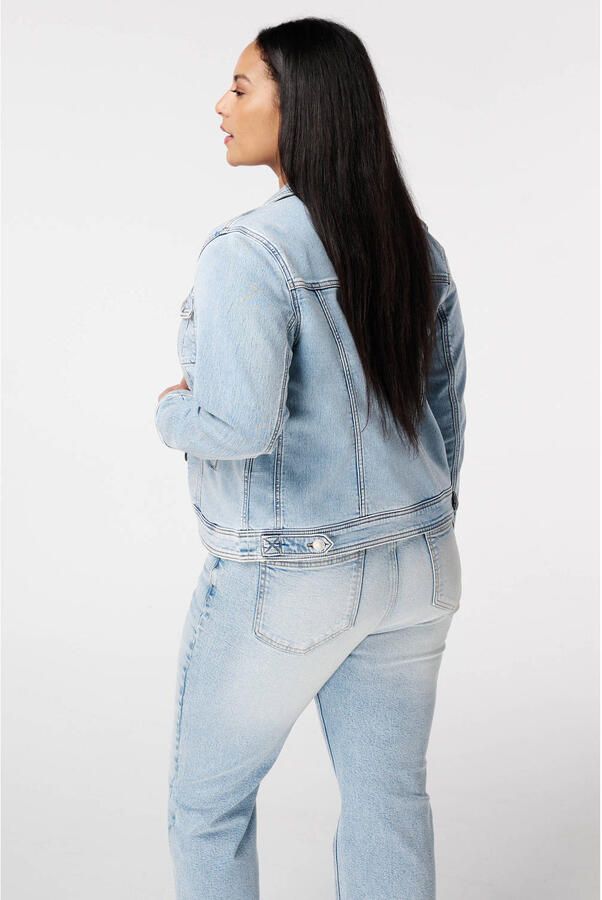 MS Mode spijkerjas light blue denim