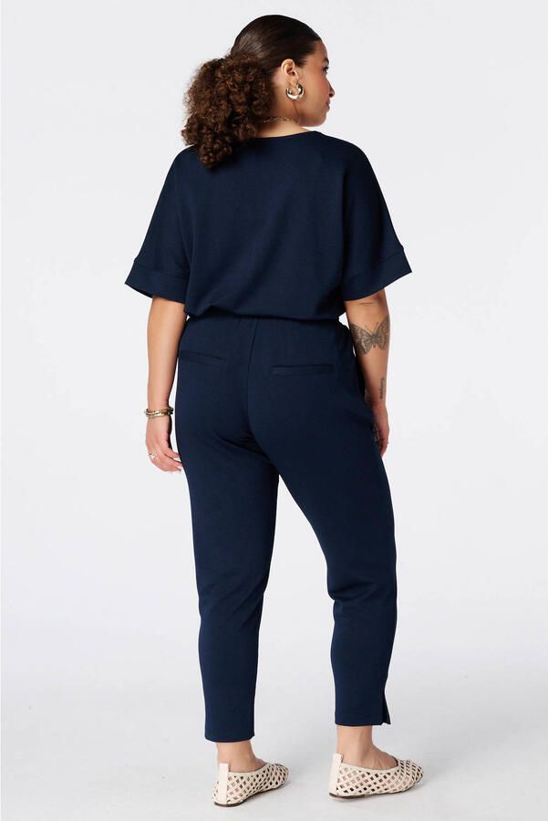 MS Mode straight leg broek Plus Size donkerblauw - Foto 3