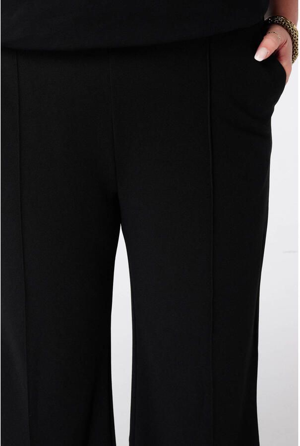 MS Mode straight leg broek zwart - Foto 2