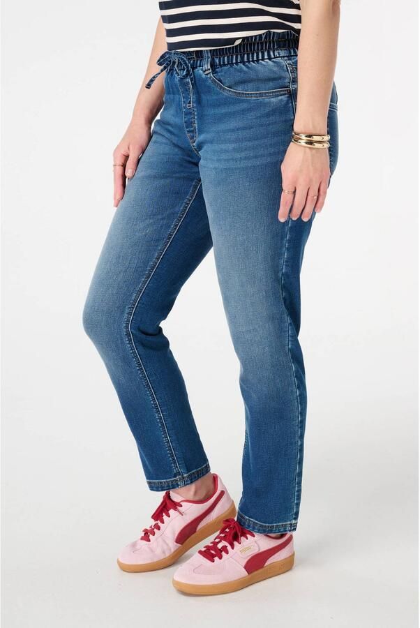MS Mode straight leg jeans dark blue denim