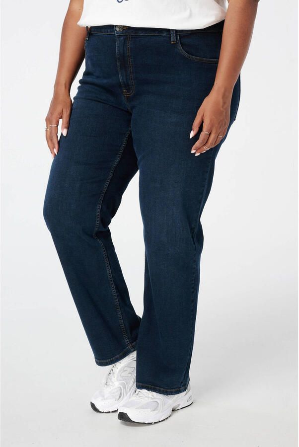 MS Mode straight leg jeans dark blue denim - Foto 1