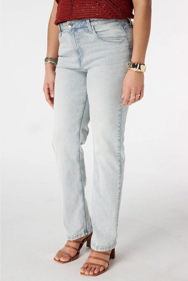 MS Mode straight leg jeans lichtblauw