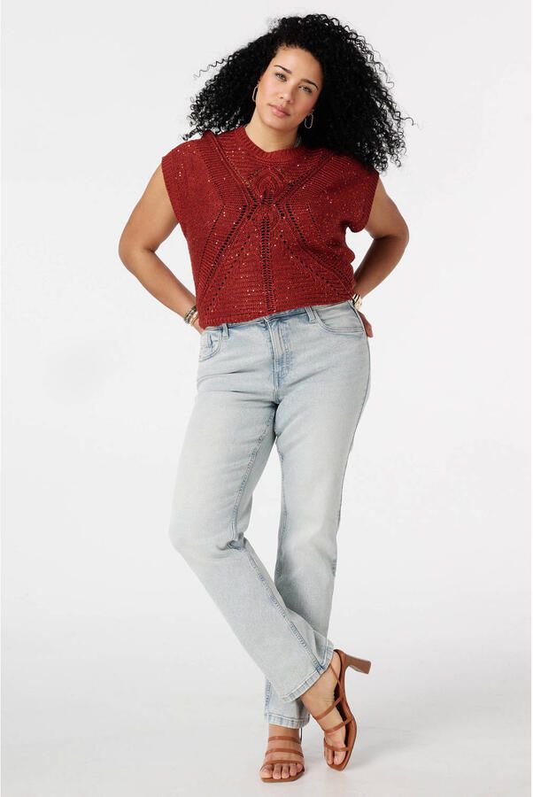 MS Mode straight leg jeans lichtblauw - Foto 2
