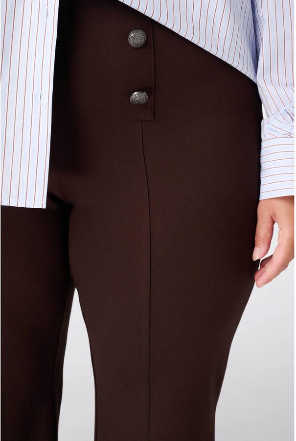 MS Mode straight legging bruin - Foto 2
