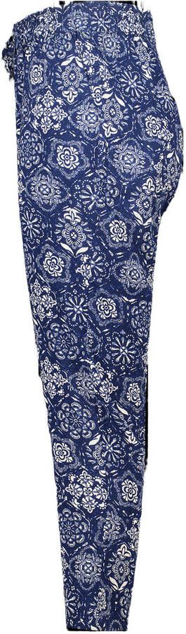 MS Mode straight regular waist broek blauw