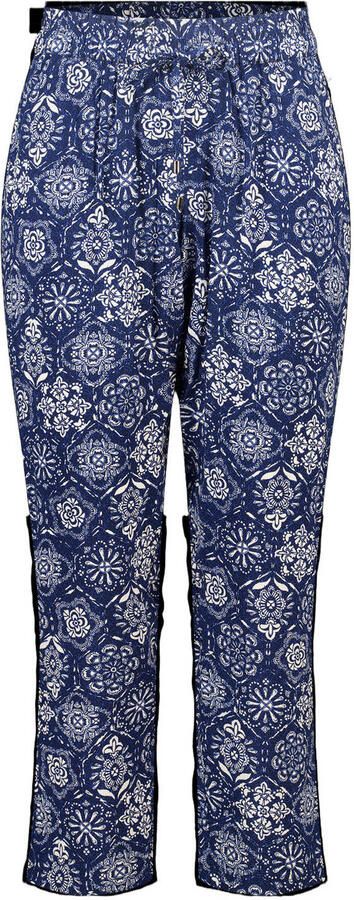 MS Mode straight regular waist broek blauw - Foto 2