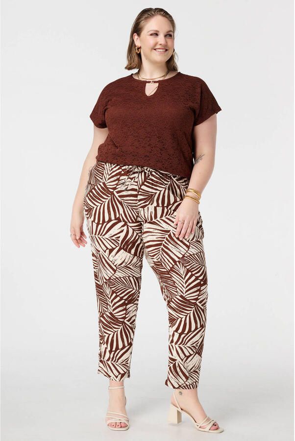 MS Mode straight regular waist broek