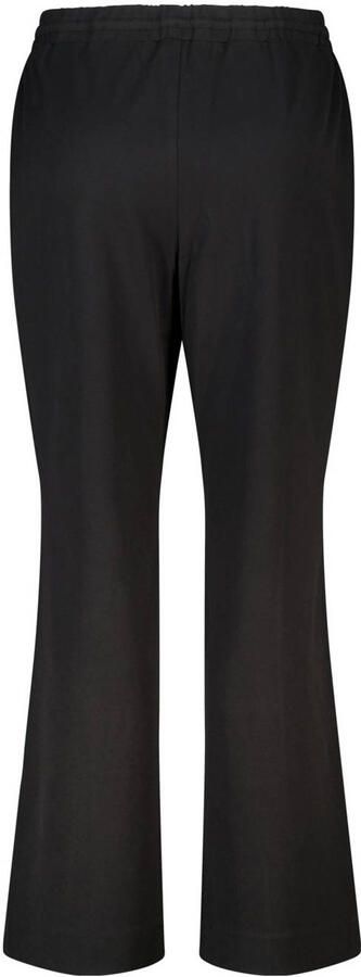 MS Mode straight regular waist broek zwart - Foto 3