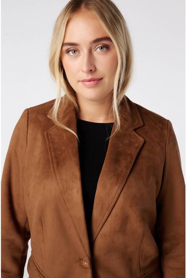 MS Mode suèdelook blazer camel - Foto 2