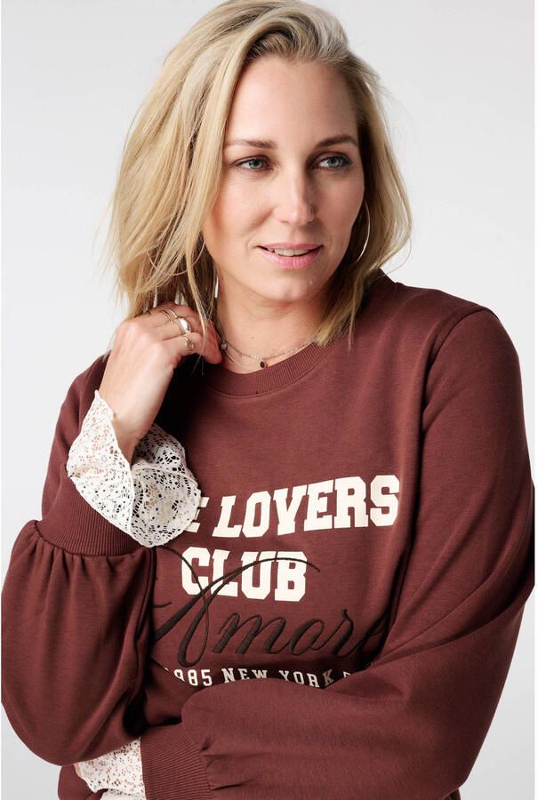 MS Mode sweater bruin