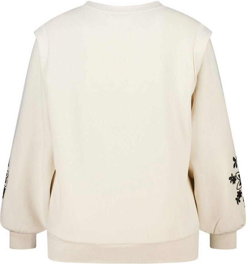 MS Mode sweater ecru broderie - Foto 2