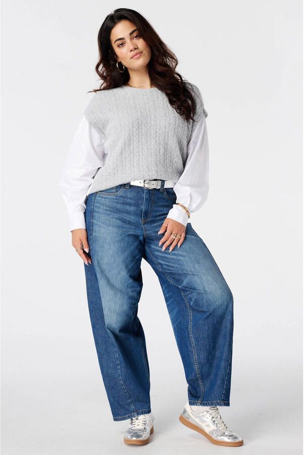 MS Mode sweater grijs ecru