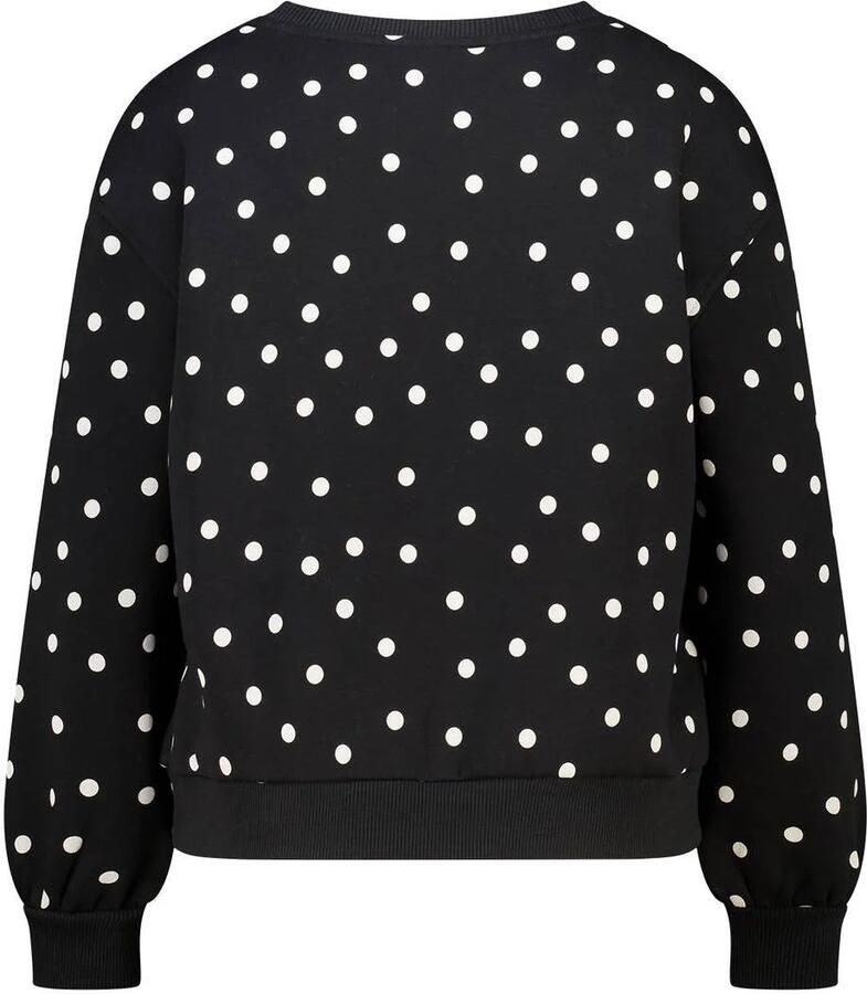 MS Mode sweater met stippen zwart wit - Foto 2