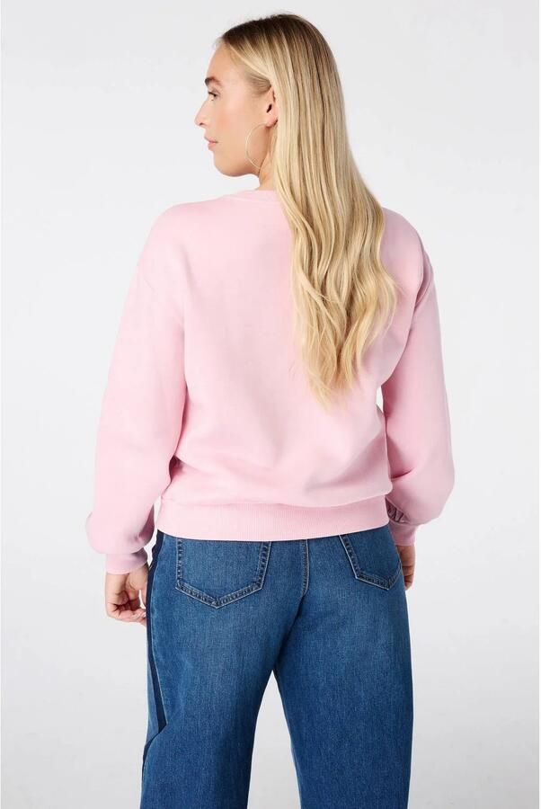 MS Mode sweater met tekst lichtroze - Foto 2