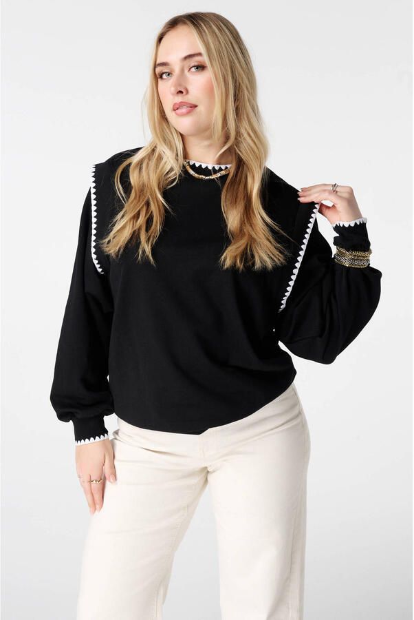 MS Mode sweater zwart