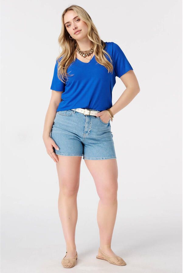 MS Mode T-shirt blauw