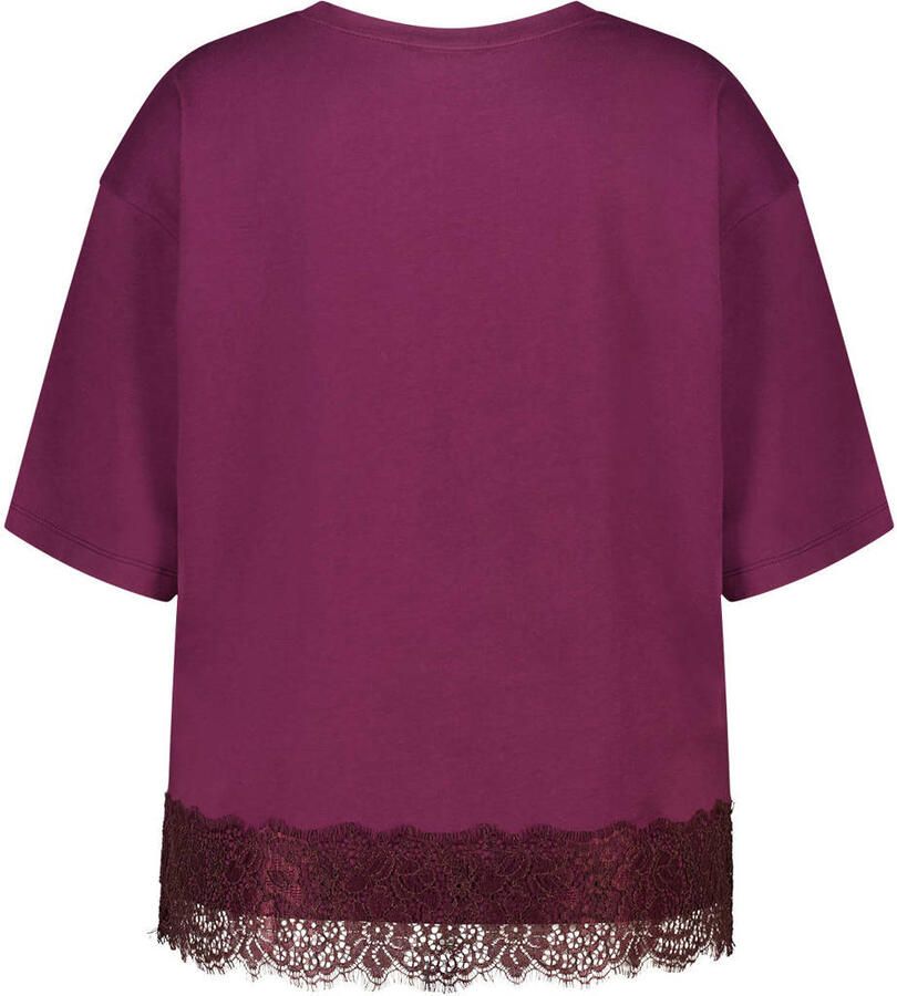 MS Mode T-shirt donkerpaars - Foto 2