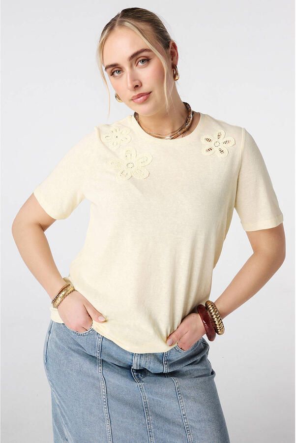 MS Mode T-shirt geel