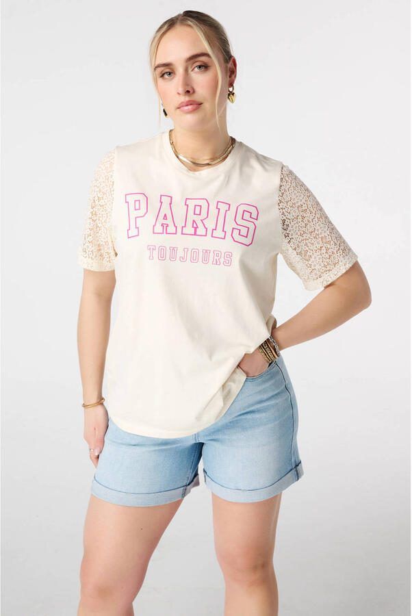 MS Mode T-shirt lichtgeel