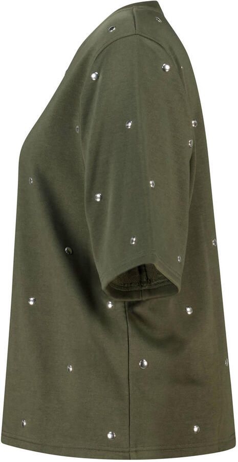 MS Mode T-shirt Plus Size kaki - Foto 3