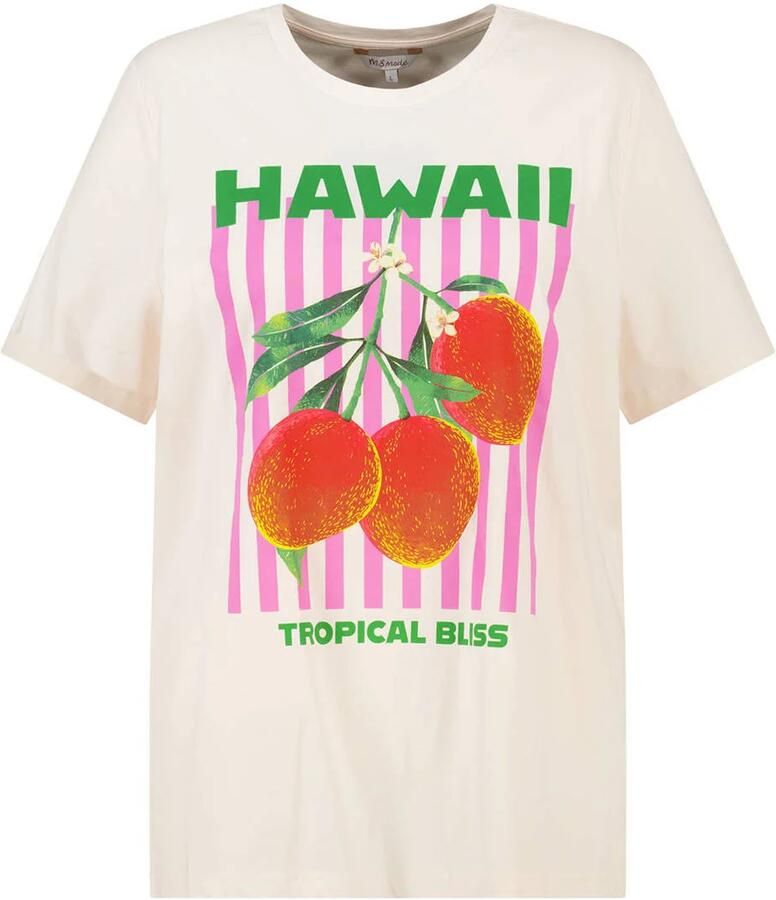 MS Mode T-shirt Plus Size met print ecru - Foto 2