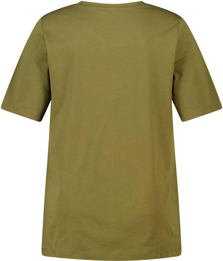 MS Mode T-shirt Plus Size olijfgroen - Foto 2
