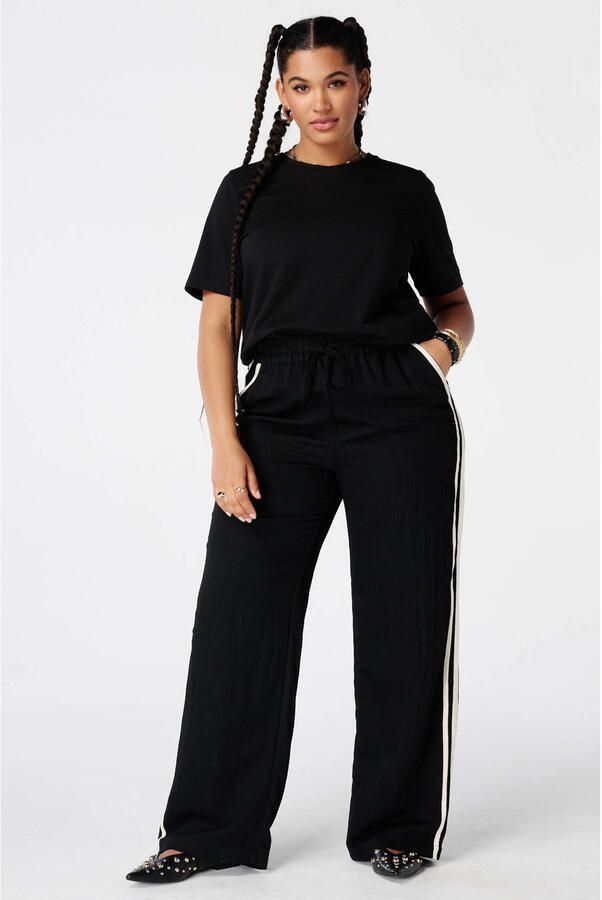 MS Mode T-shirt Plus Size zwart - Foto 2