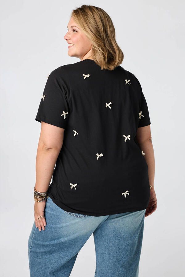 MS Mode T-shirt Plus Size zwart - Foto 3